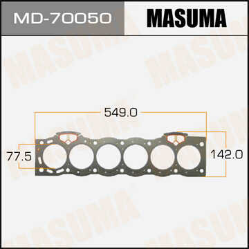 MASUMA MD70050 Прокладка головки блока! Toyota Mark2/Chaser/Cresta 1G-FE 88-00