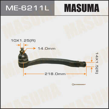 MASUMA ME-6211L наконечник рулевой левый! Honda Accord CD7/8CF3-5/Odissey RA1-4 94>