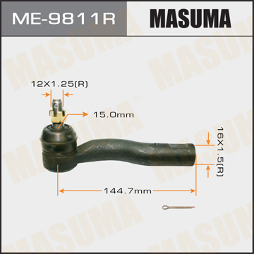 MASUMA ME9811R Наконечник рулевой левый! Toyota Picnic/Avensis Verso ACM20/CLM20 01>