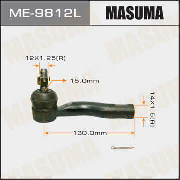 MASUMA ME-9812L Наконечник рулевой левый! Toyota Celica 1.8 16V 99>