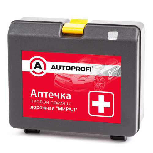 AUTOPROFI MED100 Аптечка! первой помощи дорожная, ту 21.20.24-019-26528997-2015