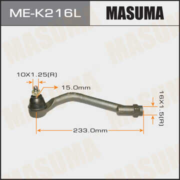 MASUMA ME-K216L Наконечник рулевой! левый! Hyundai Tucson IX35 09>