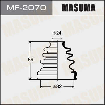 MASUMA MF2070 Пыльник ШРУСа внутреннего! Mazda 626 1.6-2.0 85>