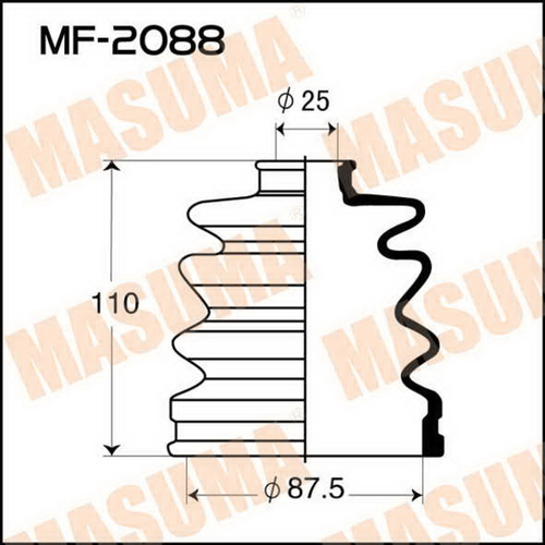 MASUMA MF2088 Пыльник ШРУСа наружного! Mitsubishi Pajero 2.3TD 82-86/2.6 83-90