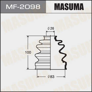 MASUMA MF2098 Пыльник ШРУСа наружного! Hyundai Santa Fe/Sonata/XG 2.0-2.5 98>