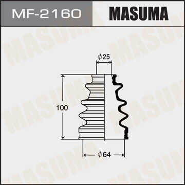 MASUMA MF-2160 Пыльник ШРУСа переднего! приводного вала Toyota RAV4 ZCA25 <03