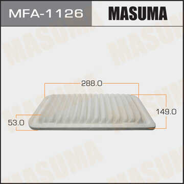 MASUMA MFA1126 Фильтр воздушный! Toyota Avensis/Corolla 1.4-2.4 03>;Воздушный фильтр A-1003 (1/40)