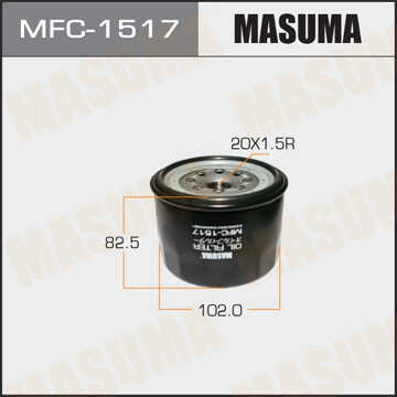 MASUMA MFC-1517 фильтр масляный! Mazda 323 1.7D/626 2.0D <88, KIA Besta Diesel 2.2/Sportage 2.0 97>;Фильтр масляный