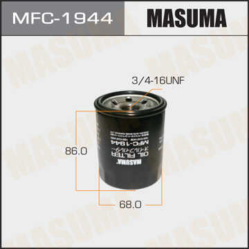 MASUMA MFC1944 Фильтр масляный! Suzuki Jimny 1.3i 4WD 98>