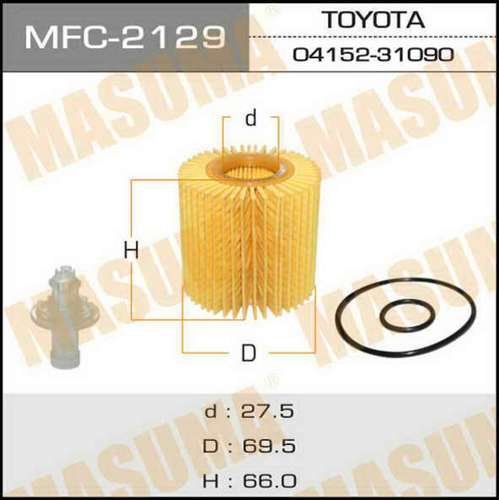 MASUMA MFC2129 Фильтр масляный! Lexus RX 3.0/3.5, Toyota RAV4 3.5 06>