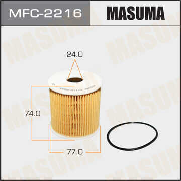 MASUMA MFC2216 Фильтр масляный! 74x24x77 Nissan Almera/Primera/X-Trail 2.2DI 00>