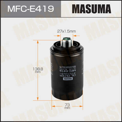 MASUMA MFCE419 Фильтр масляный