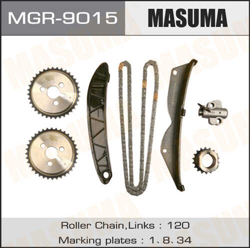 MASUMA MGR9015 Ремкомплект ГРМ! цепной, cо звездочками Chevrolet Aveo/Spark 1.2 08>