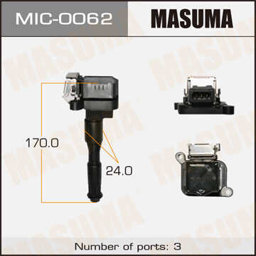 MASUMA MIC-0062 Катушка зажигания! BMW 3/5/7 E36/E46/E39/E38/E31/Z32.0-4.9 91>