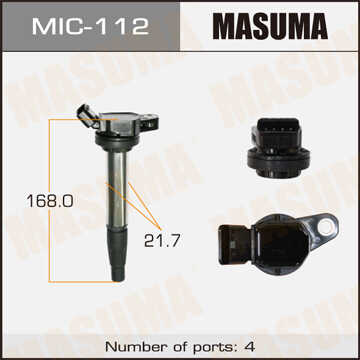 MASUMA MIC112 Катушка зажигания! Toyota Auris/Avensis/Corolla/Rav 4/Yaris 1.6-2.0i 06>