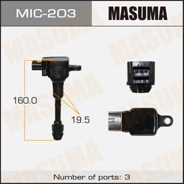 MASUMA MIC-203 Катушка зажигания! Nissan Primera/X-Trail/Teana 2.0/2.5i 01>