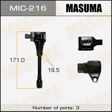 MASUMA MIC216 Катушка зажигания! Dodge RAM 1500, Jeep Grand Cherokee III 4.7 08>