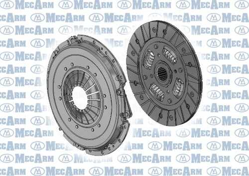 MECARM MK10001D Комплект сцепления! без подшипника Dacia Logan/Logan MCV/Logan Van 1.6/1.5CDi 07>