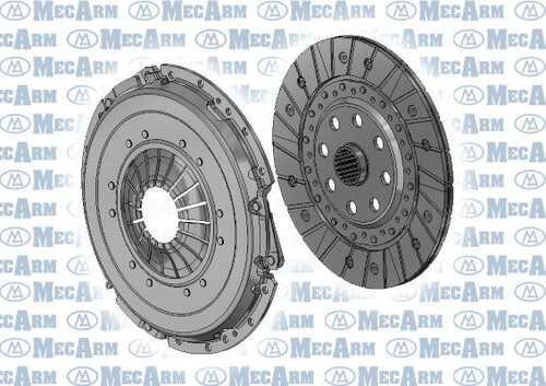 MECARM MK10129D Комплект сцепления! без подшипника Ford Focus/C-Max 2.0TDCi 03>