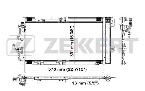 ZEKKERT MK-3037 Конденсатор, кондиционер