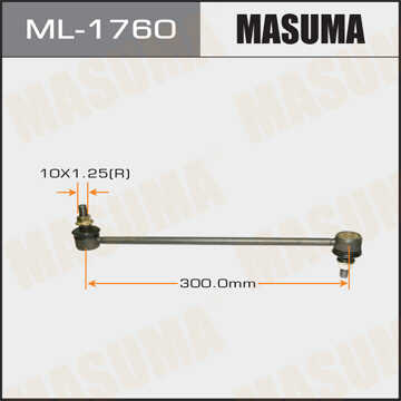 MASUMA ML1760 Тяга стабилизатора переднего! Mazda 3 1.6 16V/2.0 16V 08>;Стойка стабилизатора