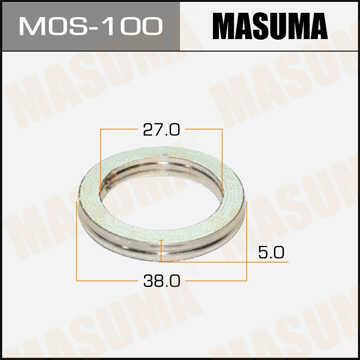 MASUMA MOS-100 Кольцо глушителя уплотнительное! (м) 27x38