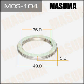 MASUMA MOS104 Кольцо уплотнительное глушителя! Toyota Deliboy/Liteace Truck