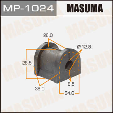 MASUMA MP1024 Втулка стабилизатора заднего центр.! Mitsubishi Lancer CS1A/CS2A/S3A 00>;Втулка стабилизатора /rear /LANCER/ CS1A, CS3A [уп.2]