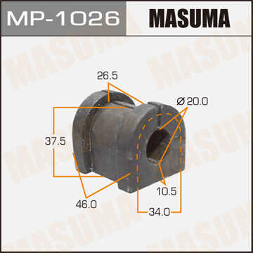 MASUMA MP1026 Втулка стабилизатора заднего d20 Mitsubishi Outlander CW 06-12