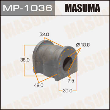 MASUMA MP1036 Втулка стабилизатора заднего центр.! Mazda 6 GG all 02-03