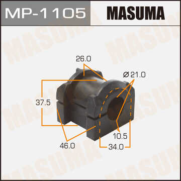 MASUMA MP1105 Втулка стабилизатора переднего! Mitsubishi Lancer 07>