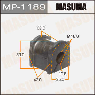 MASUMA MP1189 Втулка стабилизатора! Toyota Land Cruiser Prado KDJ150L/GRJ150L