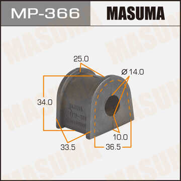 MASUMA MP366 Втулка стабилизатора заднего! Subaru Legacy B12 Wagon + пневмо 99-03