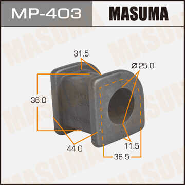 MASUMA MP-403 втулка стабилизатора переднего! Toyota Dyna/Hiace/Toyoace 01-13