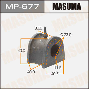 MASUMA MP677 Втулка стабилизатора переднего! Mitsubishi Pajero Pinin/Io H61W-H77W 1999-2005