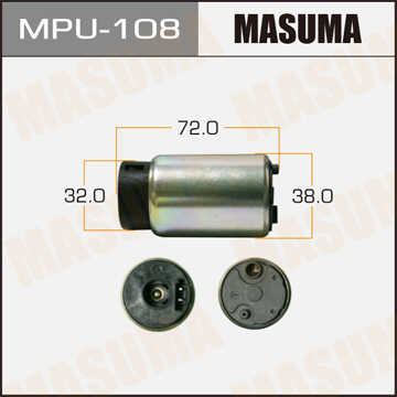MASUMA MPU108 Насос топливный электрический! Toyota Yaris 1.0/1.33VVT-i 06>