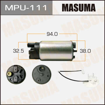 MASUMA MPU111 Насос топливный электрический! с фильтром Fiat,Opel,Honda,Kia,Nisan,Mitsubishi 88>