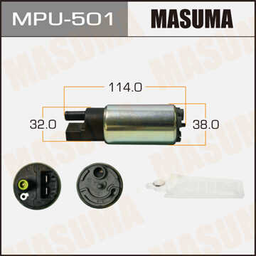 MASUMA MPU501 Насос топливный электрический! 3.0bar Toyota Corolla 1.6/1.8/RAV4 2.0/Camry 2.4 00-07