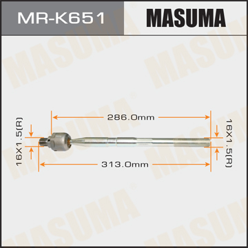 MASUMA MRK651 Тяга рулевая! Chevrolet Cruze 1.6 83Kw/Cruze 1.8 10>