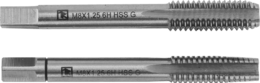 THORVIK MT10125S2 Метчик м10 х 1,25 ручной HSS-G 2 шт. T-COMBO