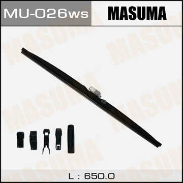 MASUMA MU026WS Щетка зимняя! 650mm под крючок оптимум;Дворники зимние;Щетка стеклоочистителя зимняя (650 мм)