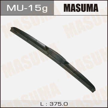 MASUMA MU15G Щетка гибридная! 375mm, под крючок;Дворник 15 гибридный, крюк (375мм)