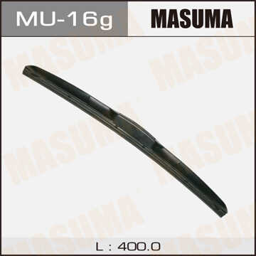 MASUMA MU16G Щетка гибридная! 400mm, под крючок;Дворники гибридные