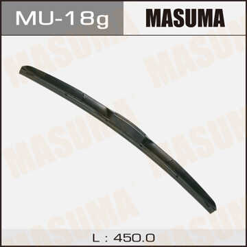 MASUMA MU18G Щетка гибридная! 450mm, под крючок;Дворник 18 гибридный, крюк (450мм)
