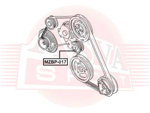 ASVA MZBP-017 Ролик натяжной навесного оборудования Asva