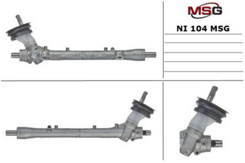 MSG NI104 Рулевая рейка без ГУР новая NISSAN NOTE (E11) 2006-2014,NISSA MICRA III (K12) 2008-2010