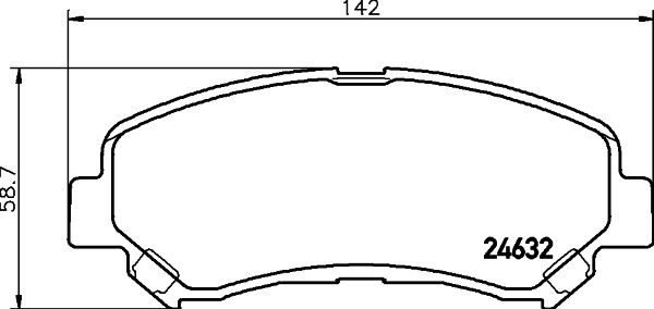 NISSHINBO NP2029 Колодки дисковые передние! Nissan Qashqai 1.6-2.5i/1.5-2.0dCi 07>