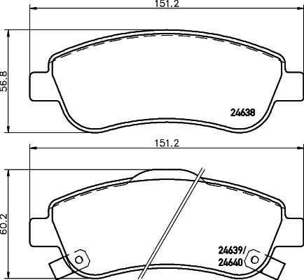 NISSHINBO NP8012 PC Pads