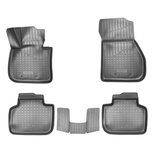 NORPLAST NPA11-C07-510 Коврики в салон 3D резина BMW X1, F48, 2015- черный комплект