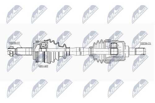 NTY NPW-KA-344 Привод колеса